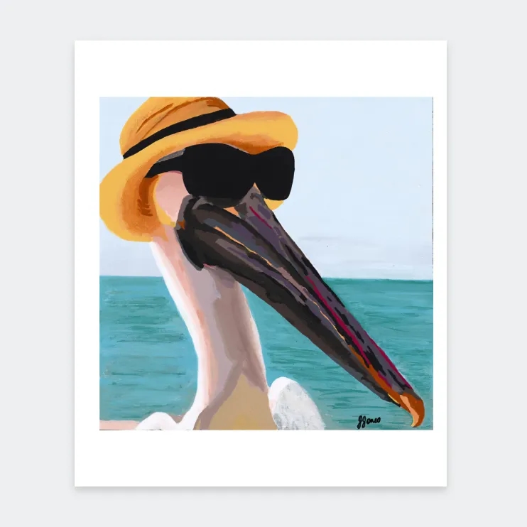 Pelican at the Beach
