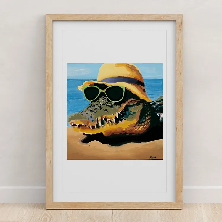 Crocodile at the Beach