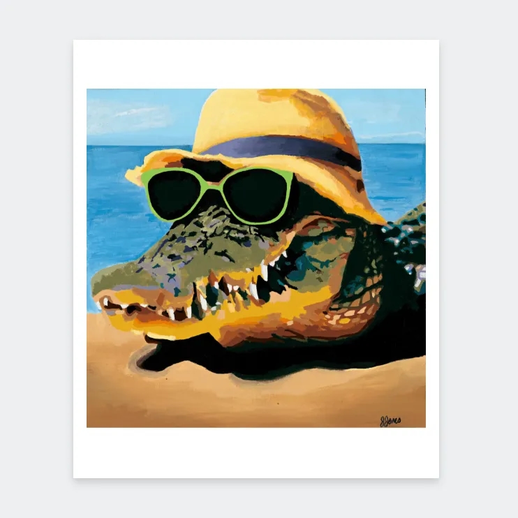 Crocodile at the Beach