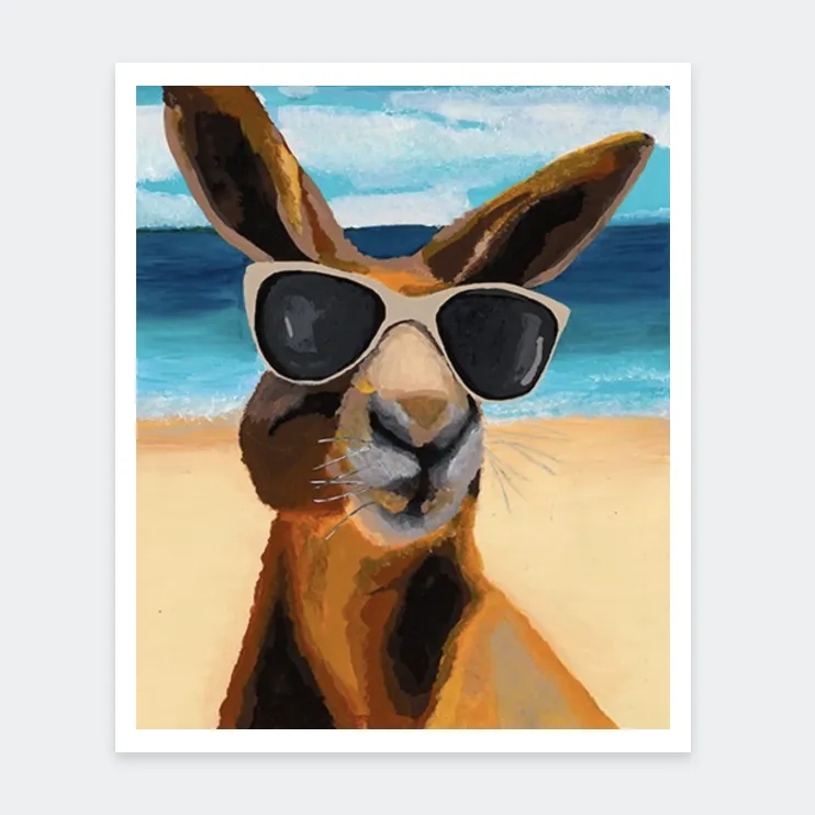 Kangaroo at the Beach