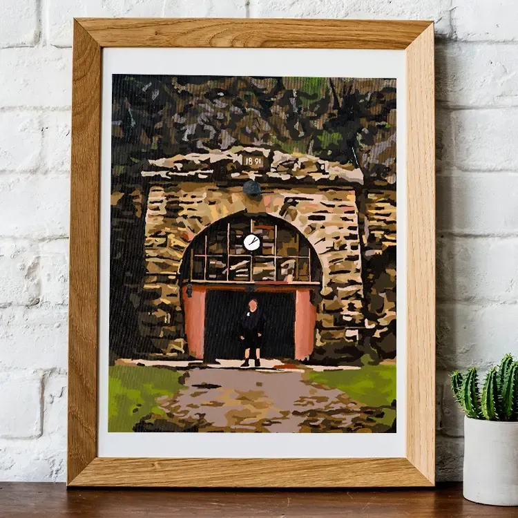 Tunnel Hill Mushroom Farm Entrance