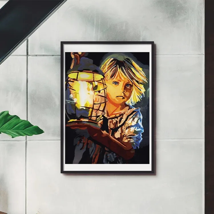 The Girl with the Lamp