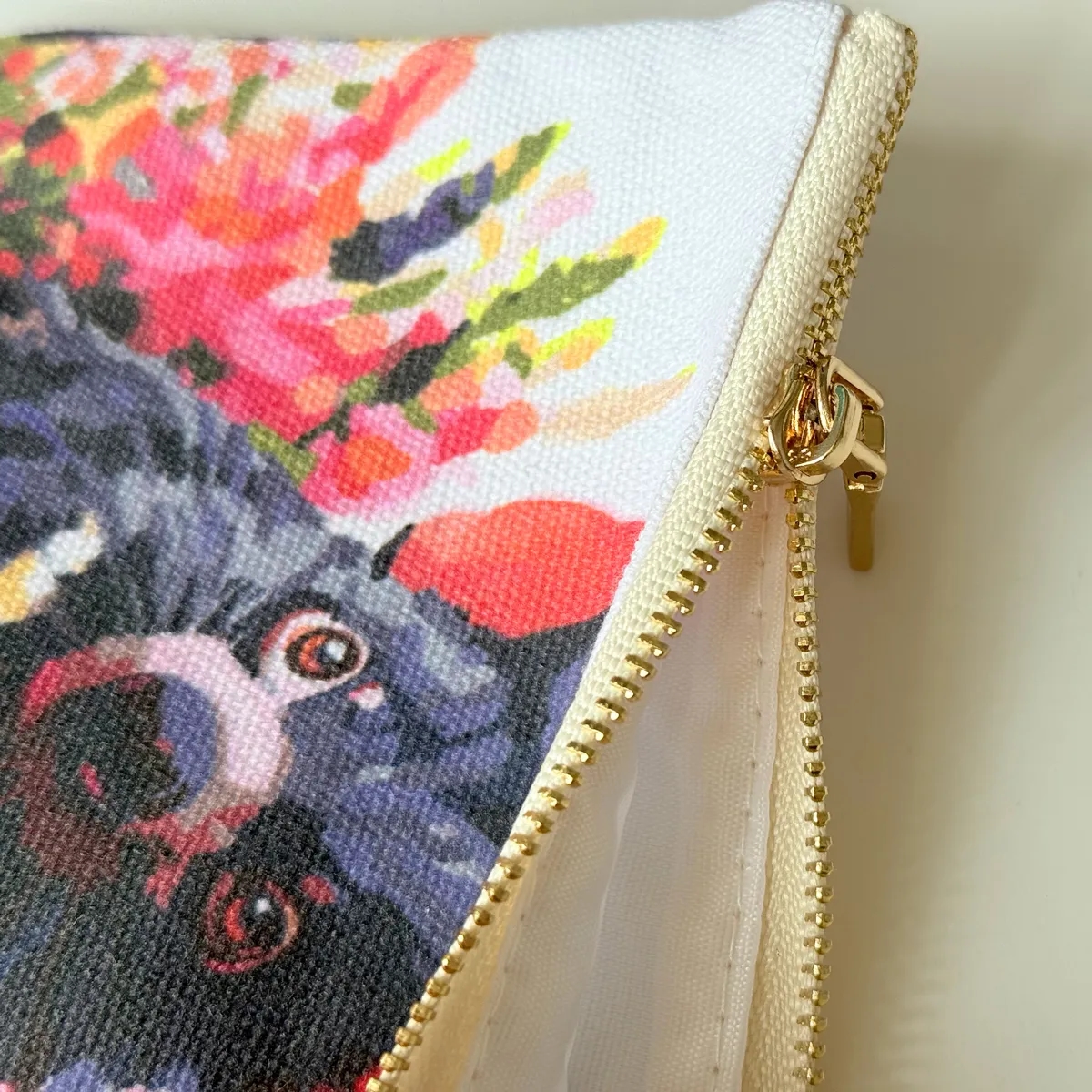 Flower Devil Small Zipper Purse