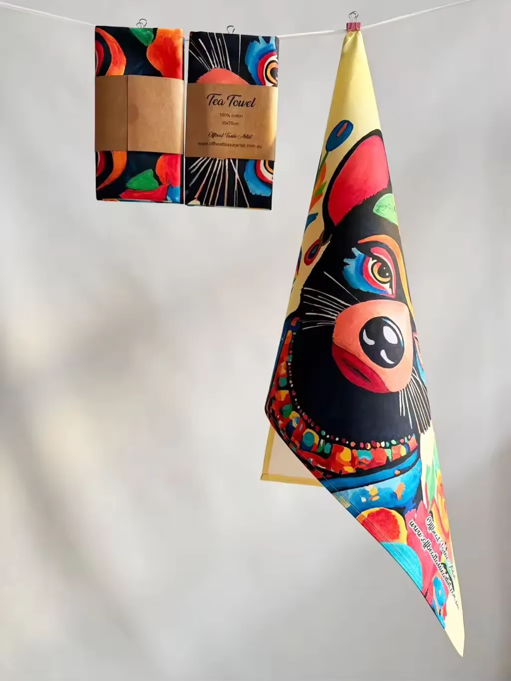 Frida Devil Tea Towel