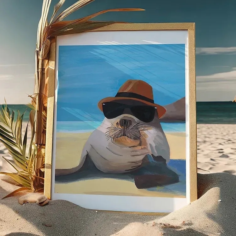 Neil The Seal Exhibition