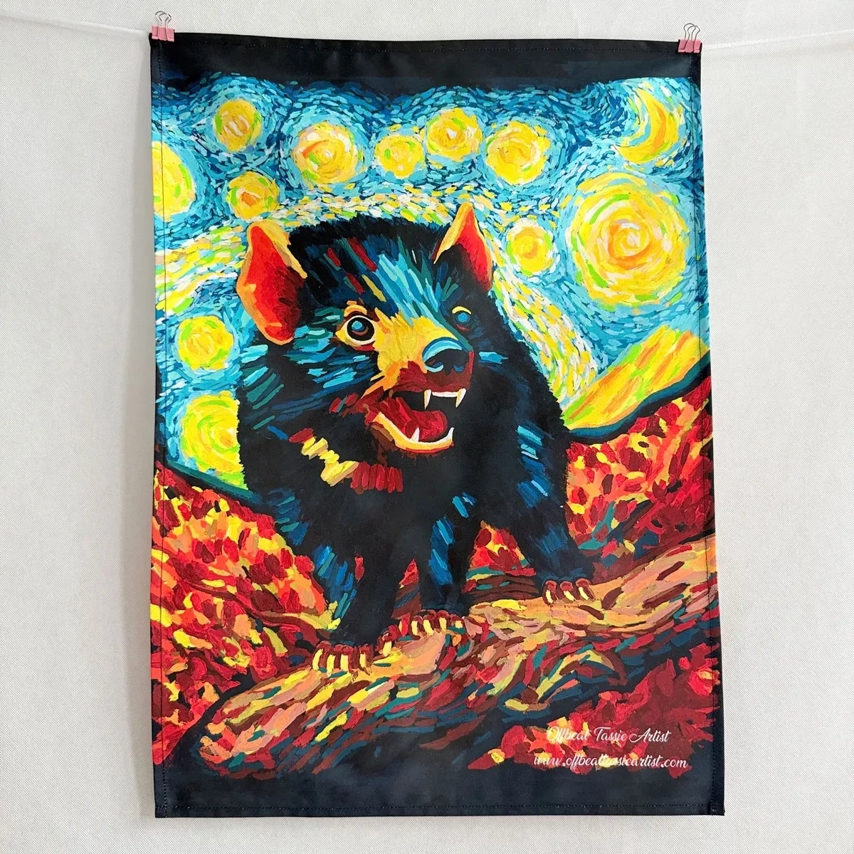 Survival Devil Tea Towel