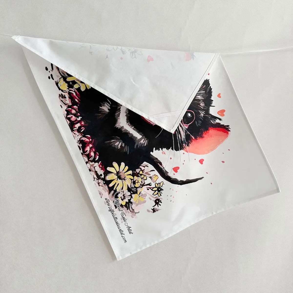 Happy Devil Tea Towel