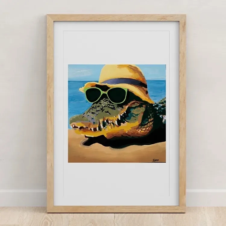 Crocodile at the Beach