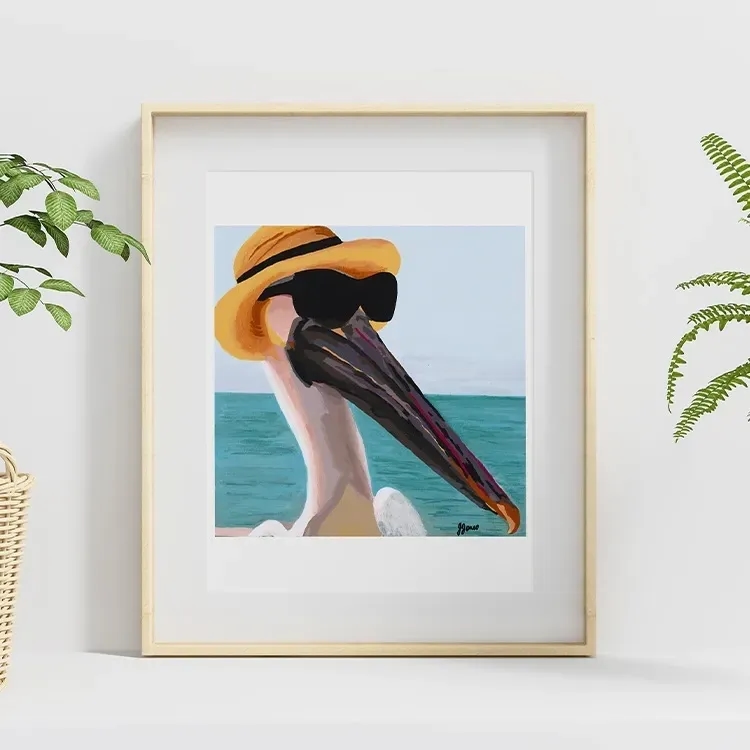 Pelican at the Beach